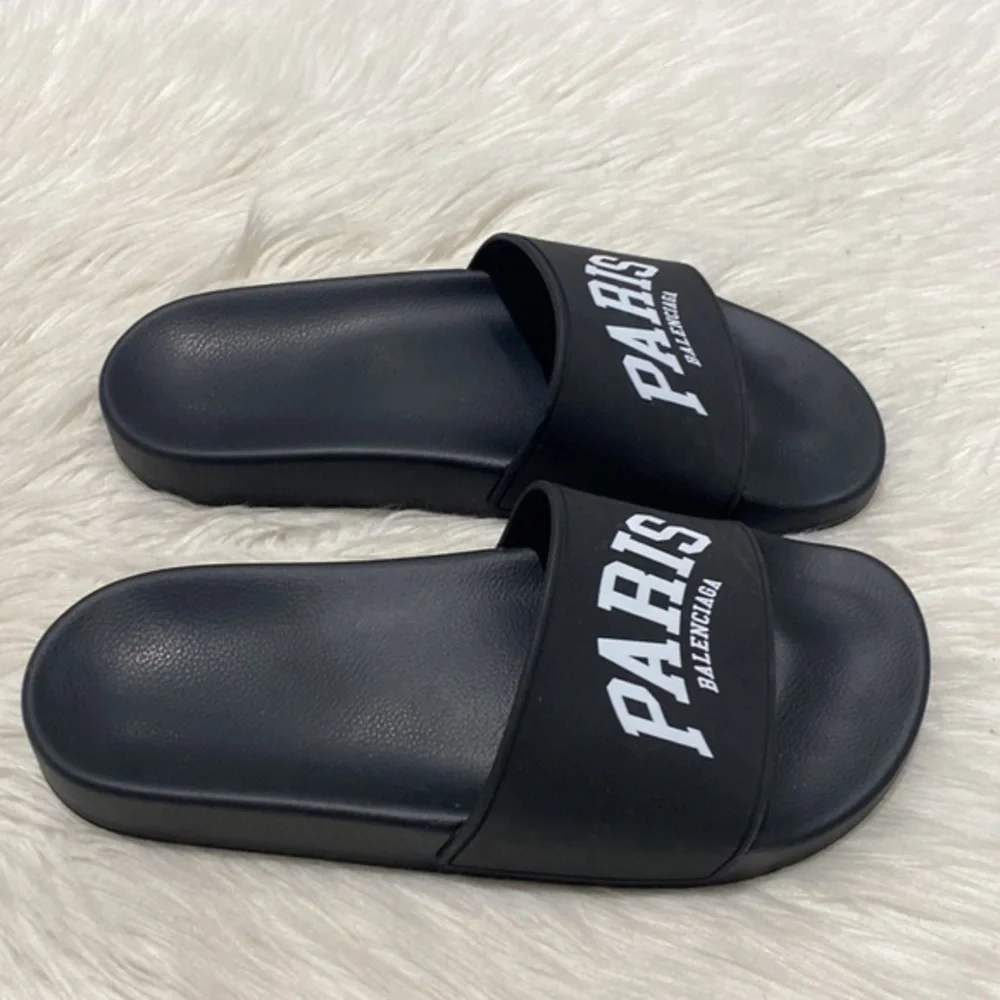 New Balenciaga Paris logo‎ pool slides size 38EU